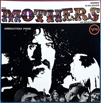 MOTHERS OF INVENTION - Absolutely free Ger-orig LP 1967