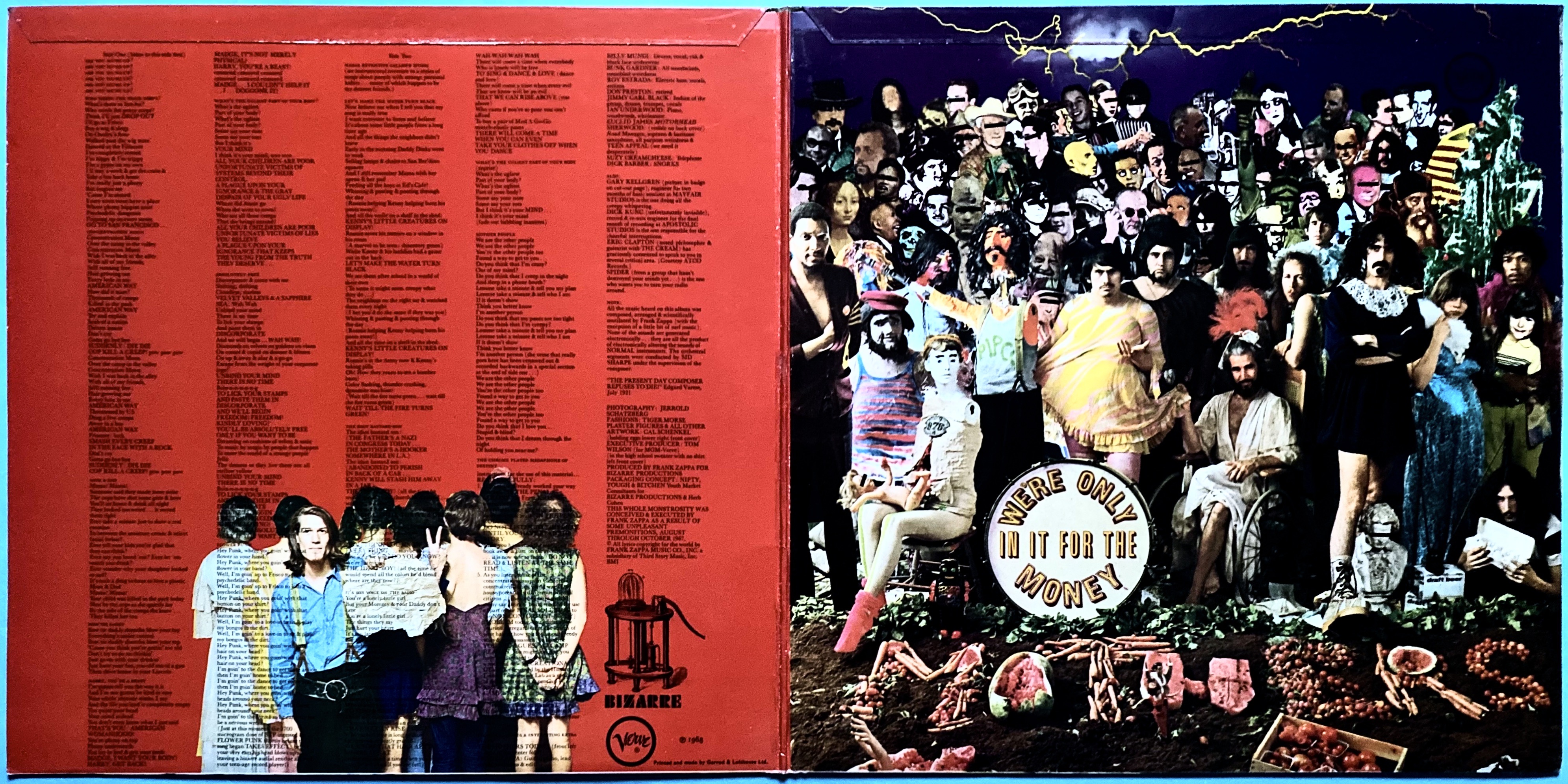 MOTHERS OF INVENTION - We´re only in it for the money UK-orig LP 1968 - 3