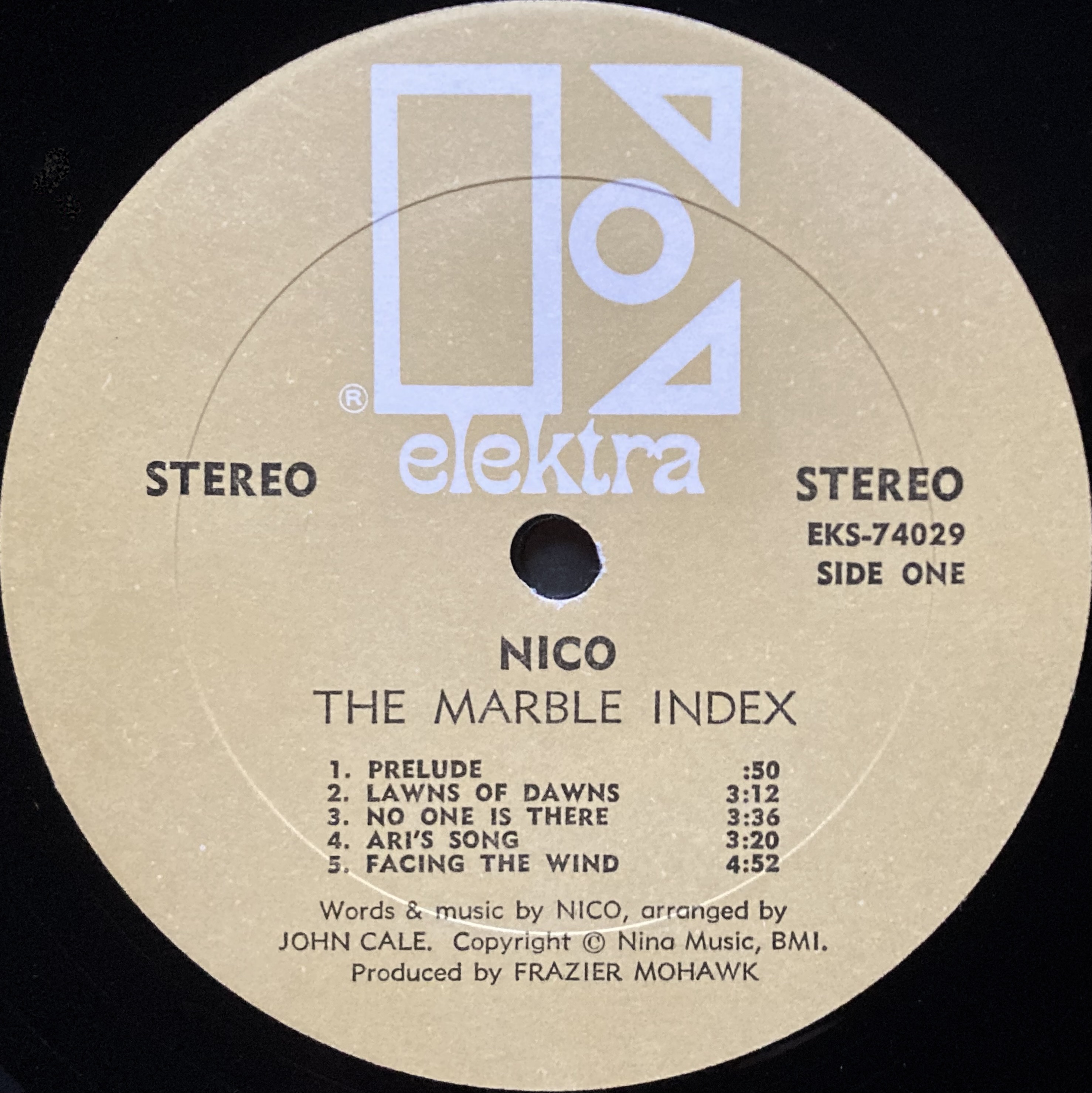 NICO - The marble index US-orig LP 1968 - 3