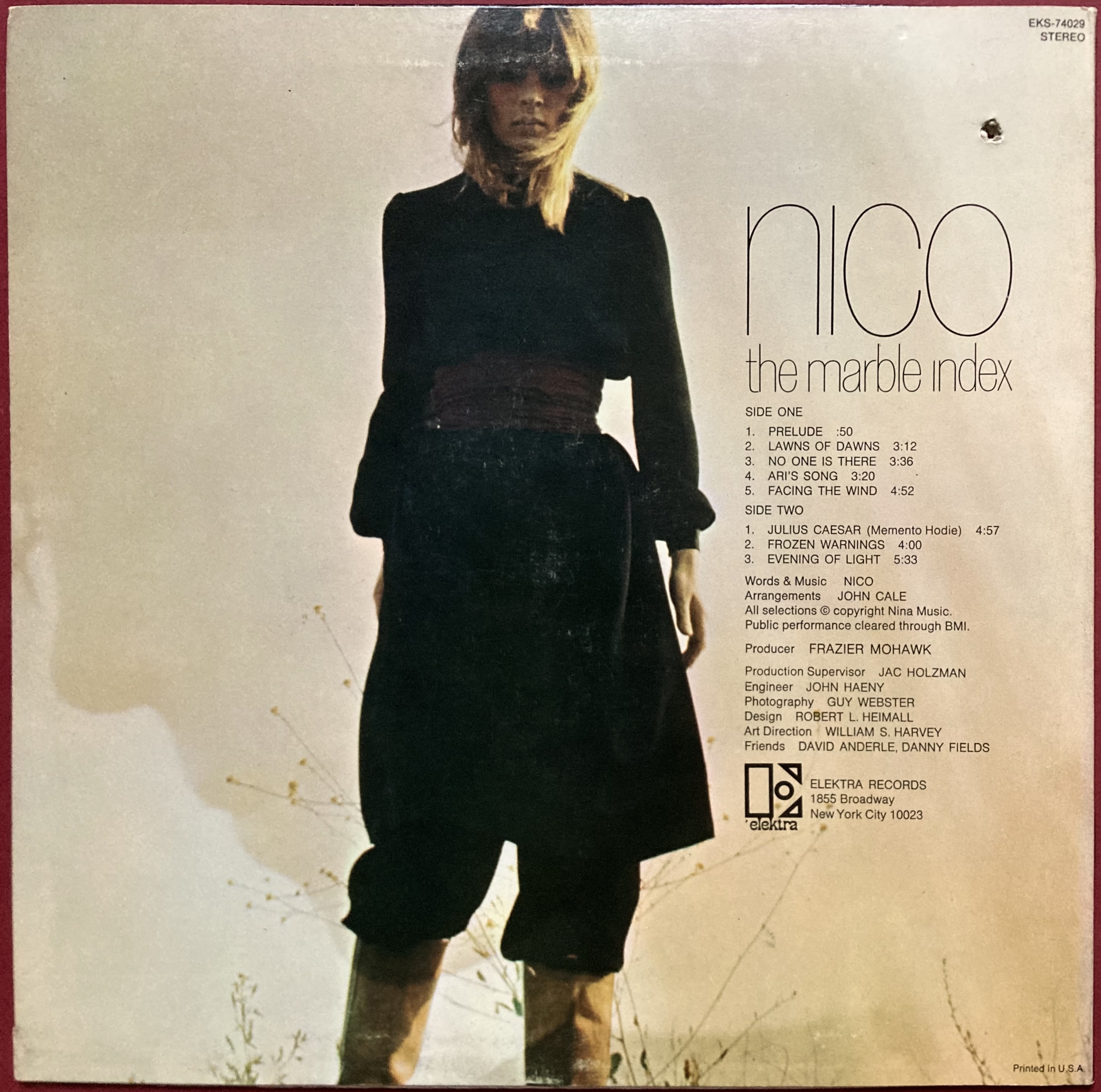 NICO - The marble index US-orig LP 1968 - 2