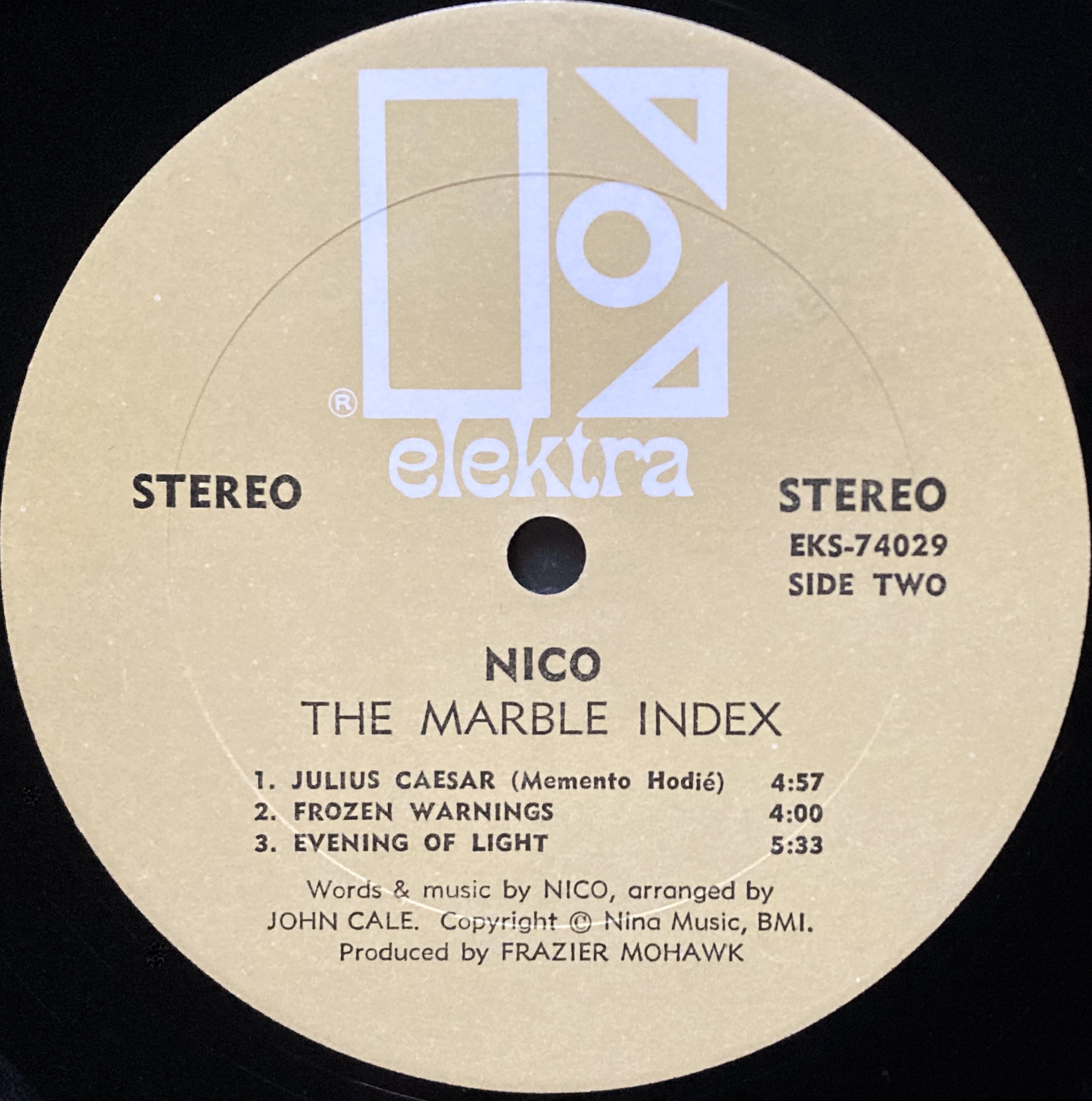 NICO - The marble index US-orig LP 1968 - 4