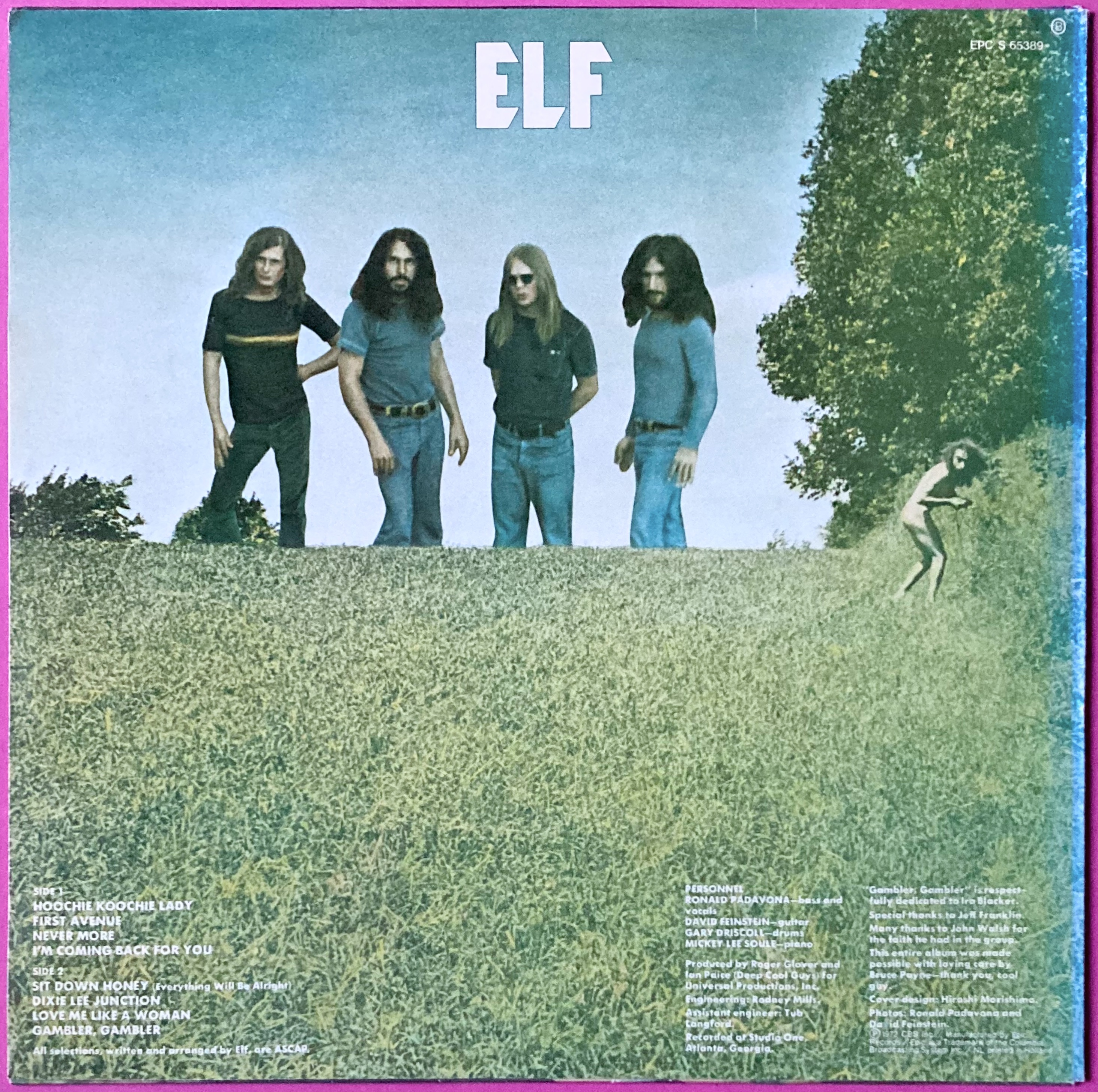 ELF - "same" Holl-orig LP 1972 - 2