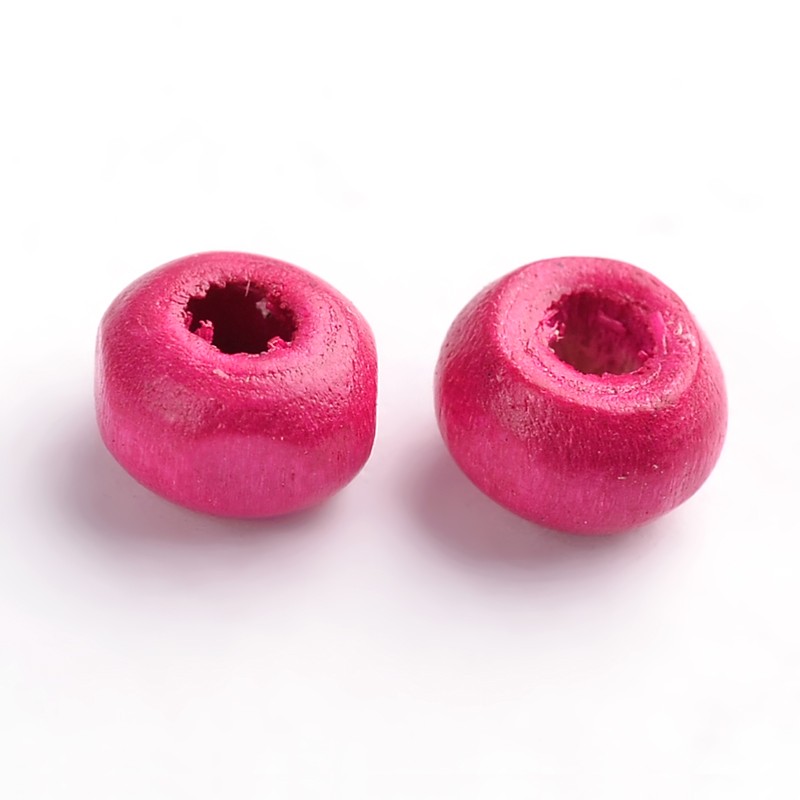 Träpärlor cerise ca 1000st seedbeads - 2