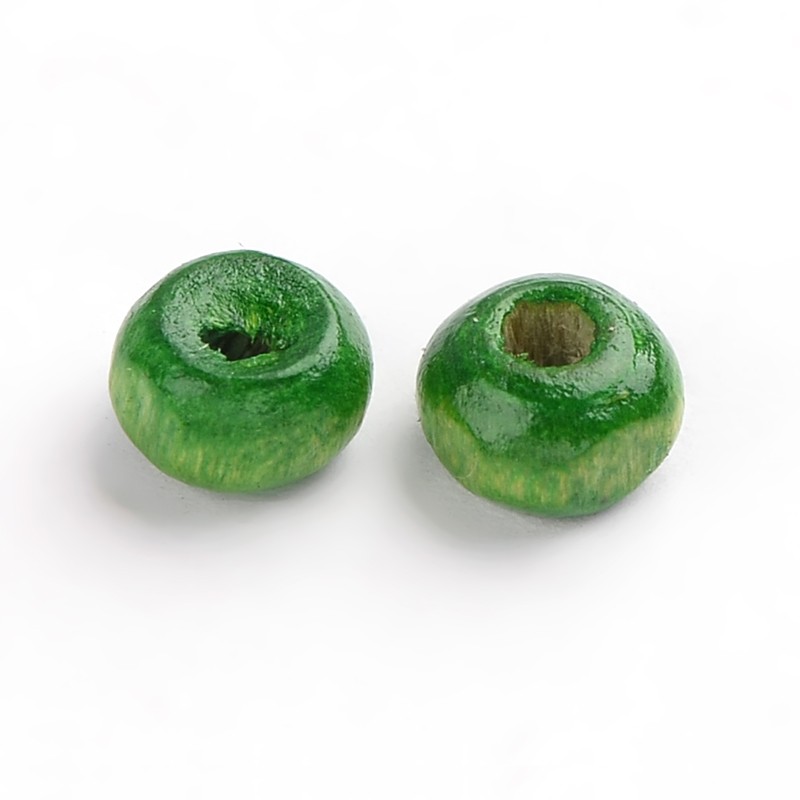 Träpärlor grön ca 1000st seedbeads - 2
