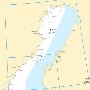Sjökort Nr 4 Bottenviken