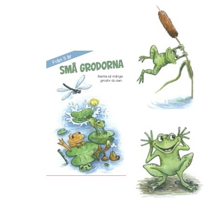 Kortspel med grodor