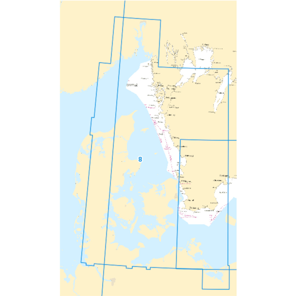 Sjökort Nr 8 Skagerrak – Kattegatt