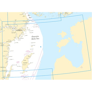 Sjökort Nr 6 Östersjön Norra