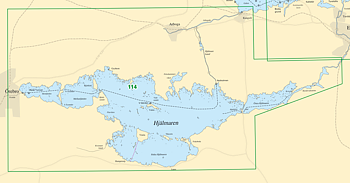 Sjökort Nr 114 Hjälmaren