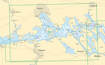Sjökort Nr 113 Mälaren Väst
