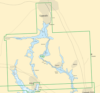 Sjökort Nr 112 Mälaren Norra