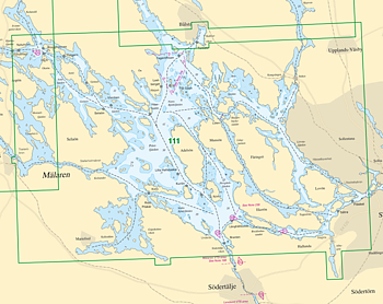 Sjökort Nr 111 Mälaren Öst