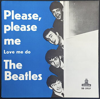 BEATLES - Please, please me - 7" Swe 1963 ENDAST PS - Arkivex / MINT-!