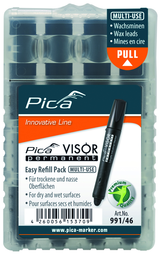 Stift PICA Visor Permanent Refill - 4