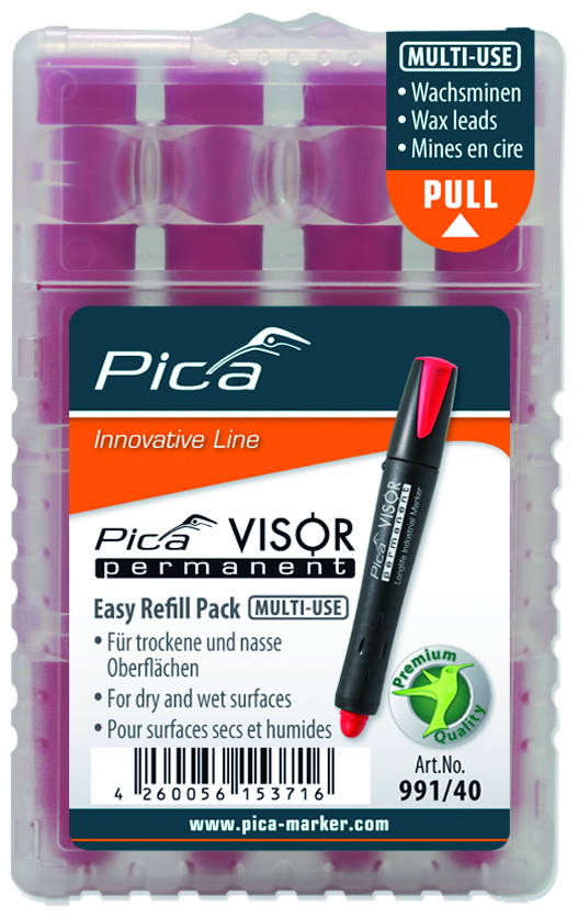 Stift PICA Visor Permanent Refill - 6