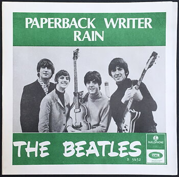 BEATLES - Paperback writer BLÅ BAKSIDA 7" Swe 1966 ENDAST PS - Arkivex / MINT-!