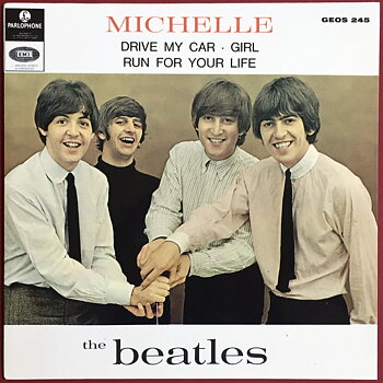 BEATLES - Michelle +3 EP "SIB Tumba" Swe 1966 ENDAST PS - Arkivex / MINT-!