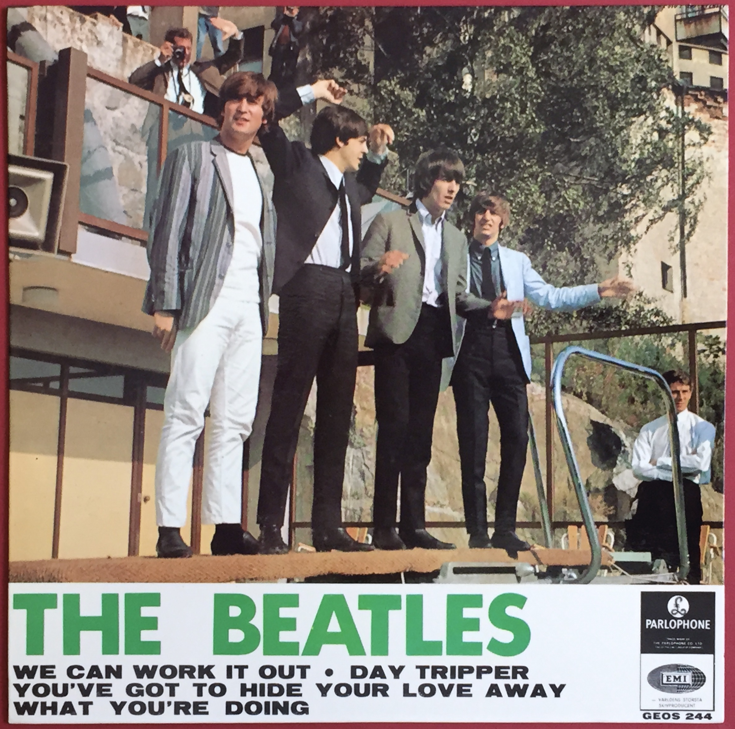 BEATLES - We can work it out +3 Swe EP 1966 ENDAST PS - Arkivex / MINT-!