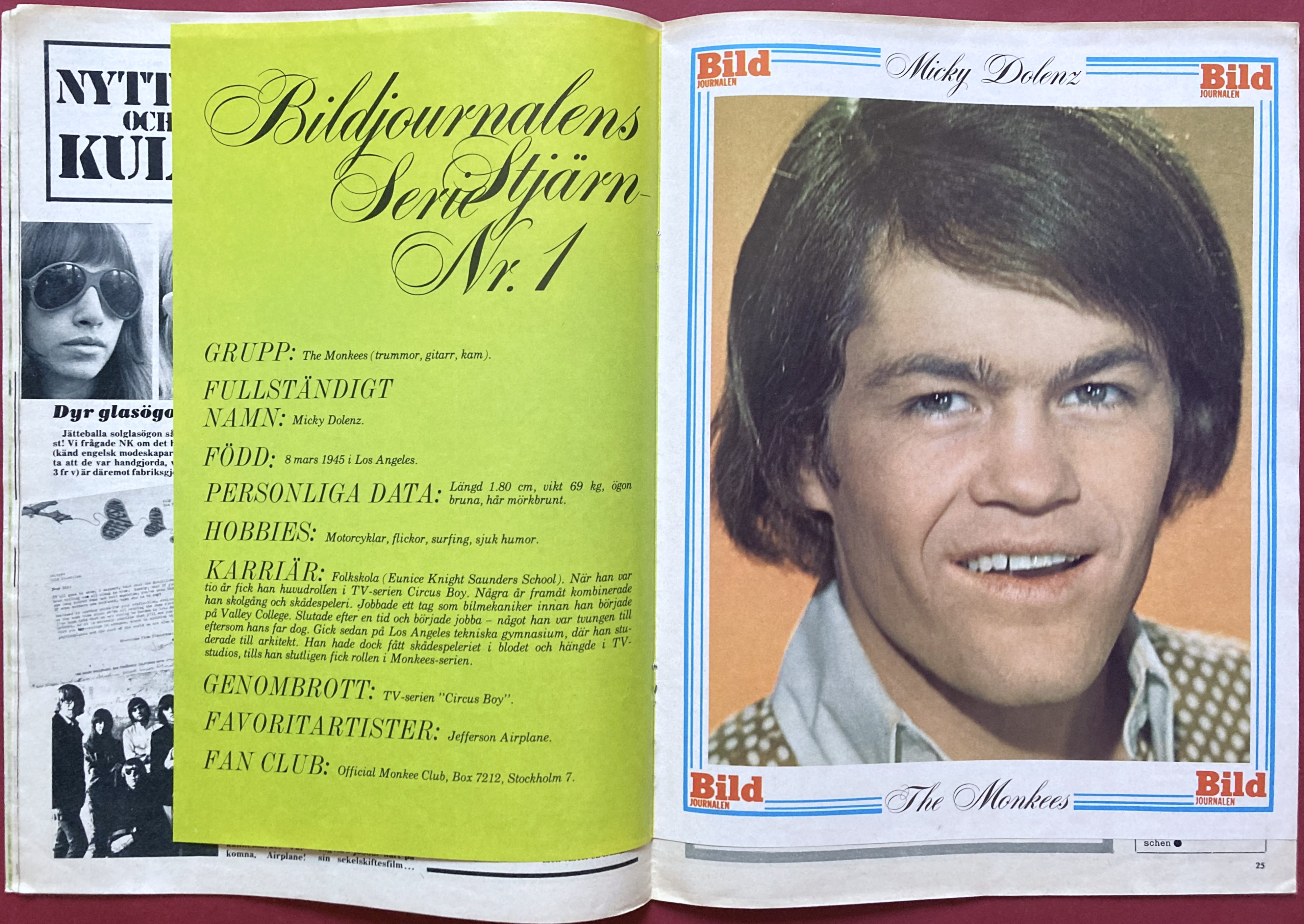 BILDJOURNALEN - Nr 32 1967 med HEP STARS Elefantbild - 7
