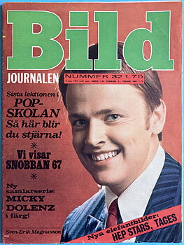 BILDJOURNALEN - Nr 32 1967 med HEP STARS Elefantbild
