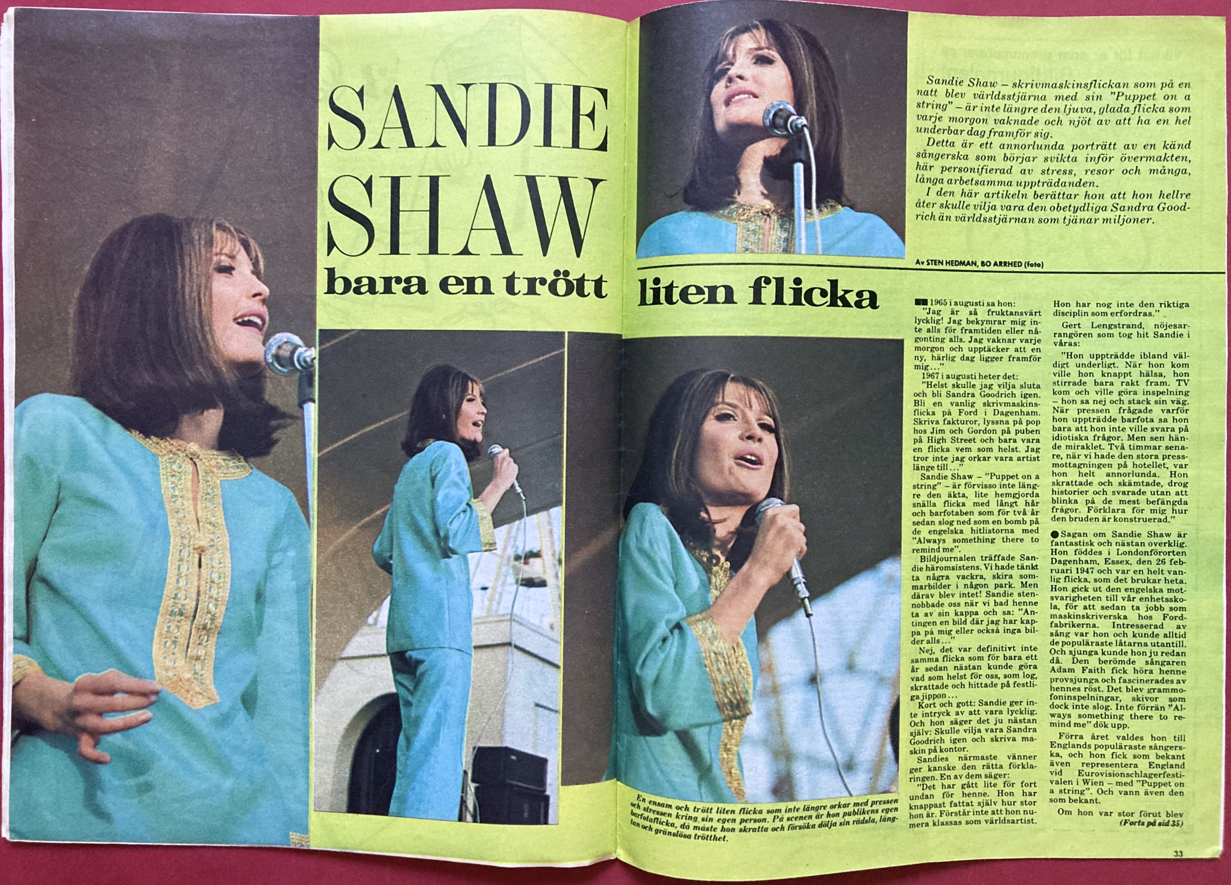 BILDJOURNALEN - Nr 32 1967 med HEP STARS Elefantbild - 8