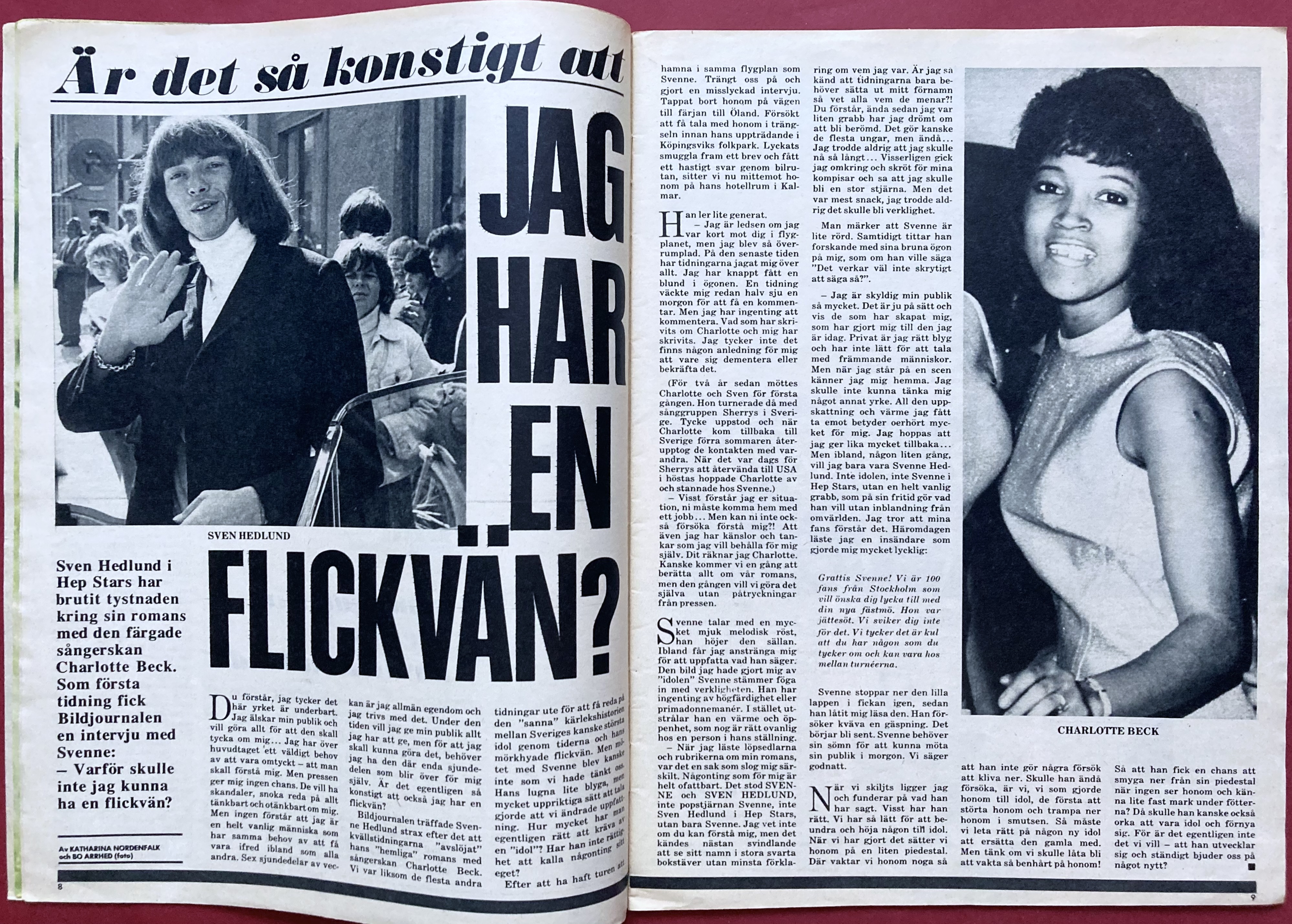 BILDJOURNALEN - Nr 32 1967 med HEP STARS Elefantbild - 5