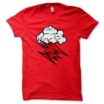 HELLACOPTERS - T-SHIRT, GRACE CLOUD (RED)