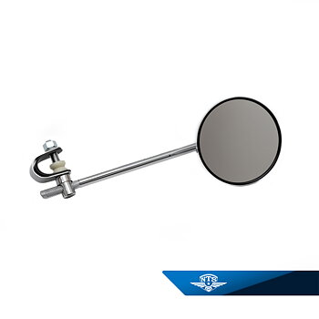 Rear view mirror 10" long. Clamping bracket