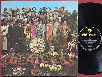 BEATLES - Sgt Peppers "EXTRA DOT" UK-orig stereo LP 1967 