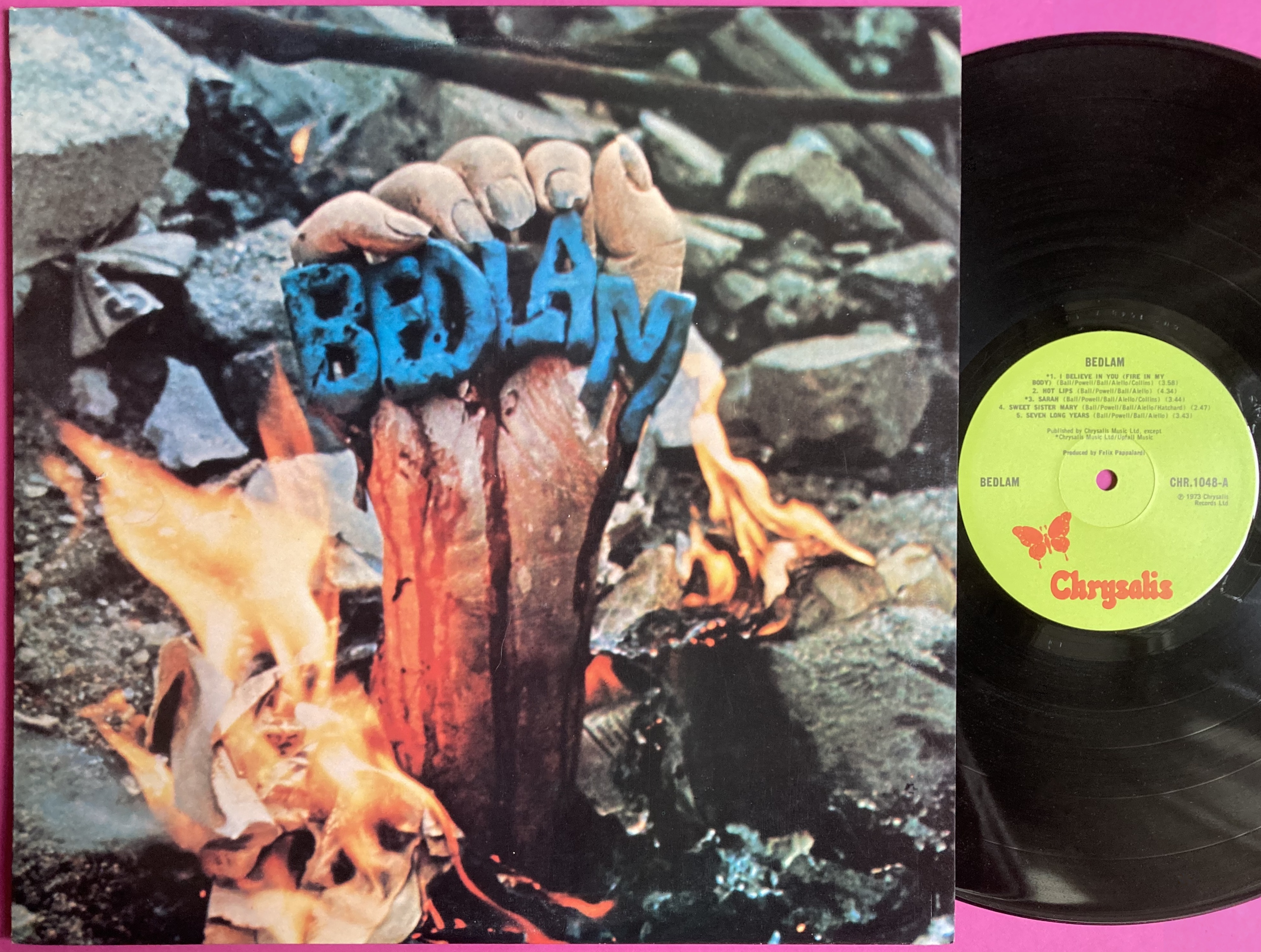 BEDLAM - "same" UK-orig LP 1973