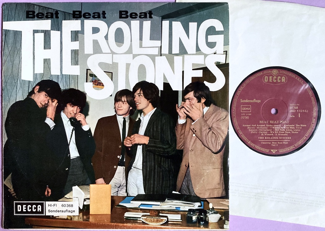 ROLLING STONES - Beat Beat Beat Ger-orig 10" LP 1965