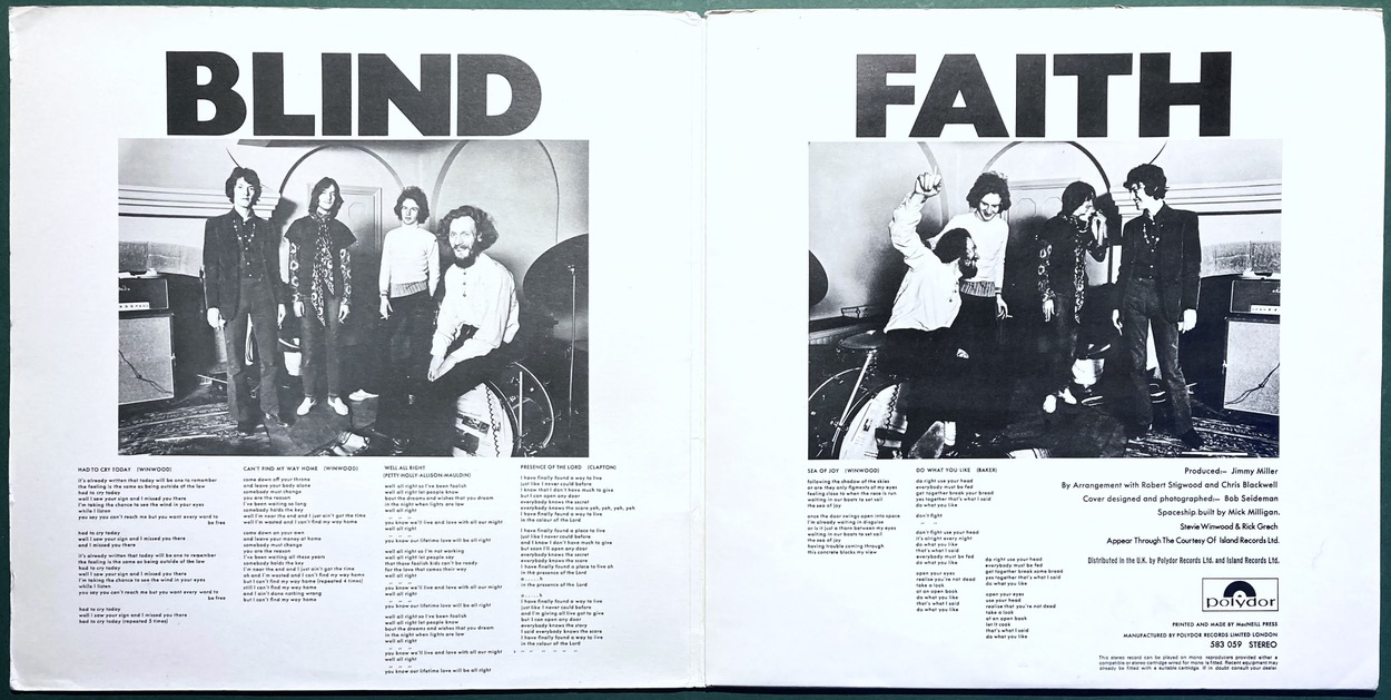 BLIND FAITH - "same" UK-orig LP 1969 - 3