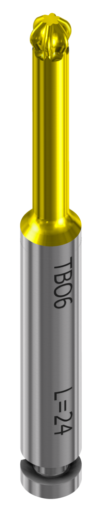 Screwdriver 24mm angulated screw channels