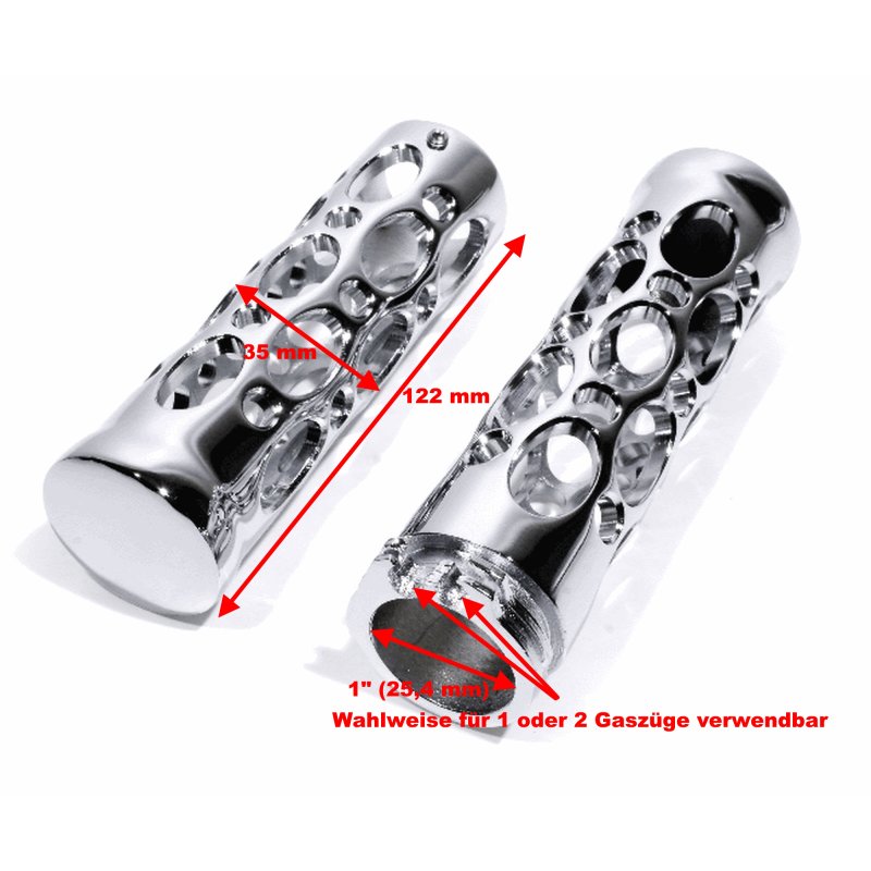 Racing Custom 25,4 mm Tear Style Handtag. - 2