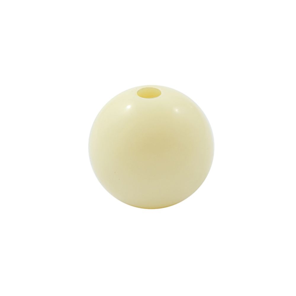 Akrylpärlor runda 6 mm natur 180 st - 2
