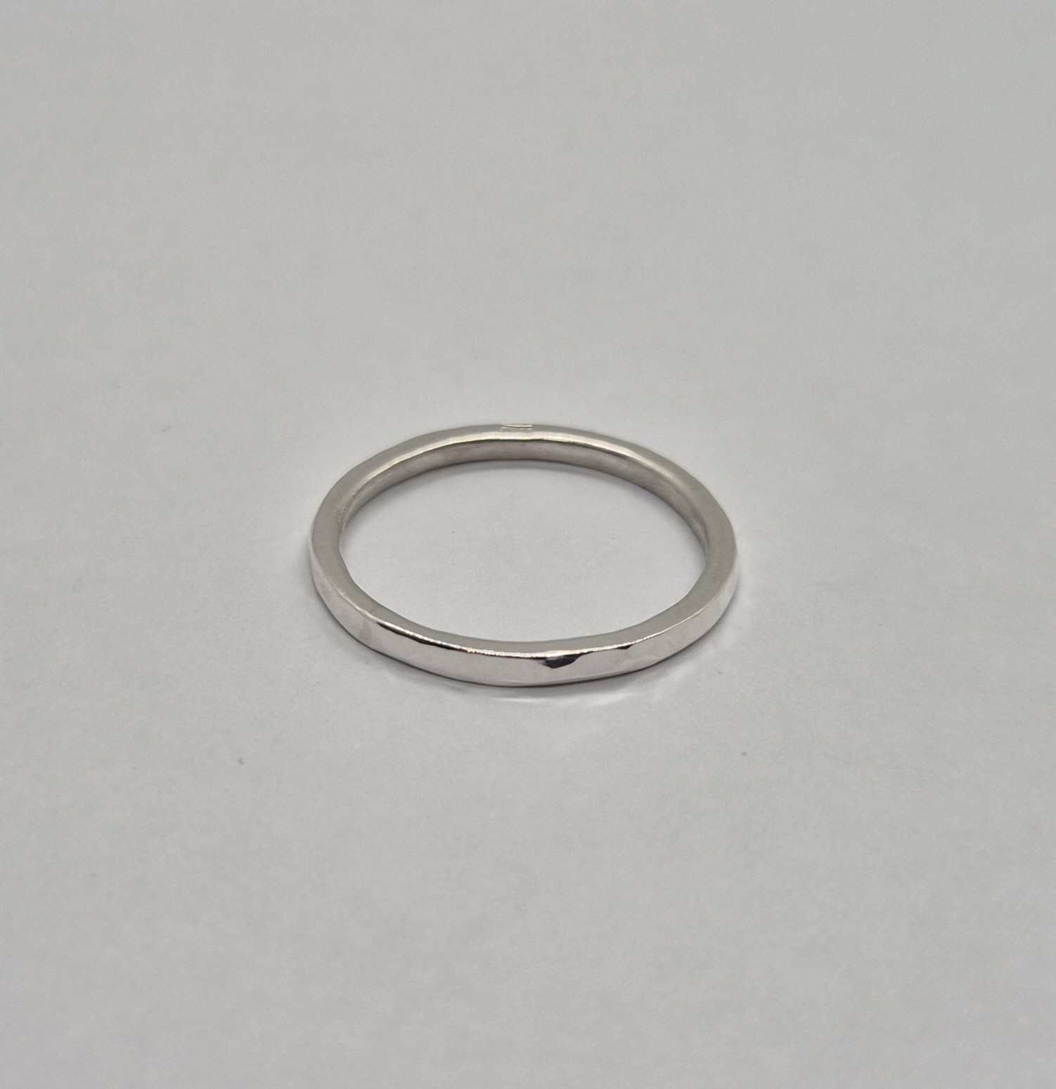 Handsmidd ring 2 mm - 925 Sterling Silver - 2