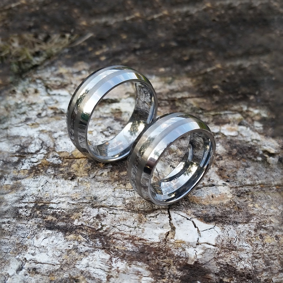 Ring - Smooth Line Edition - Tungstensring Förlovning Vigsel 8mm - 6
