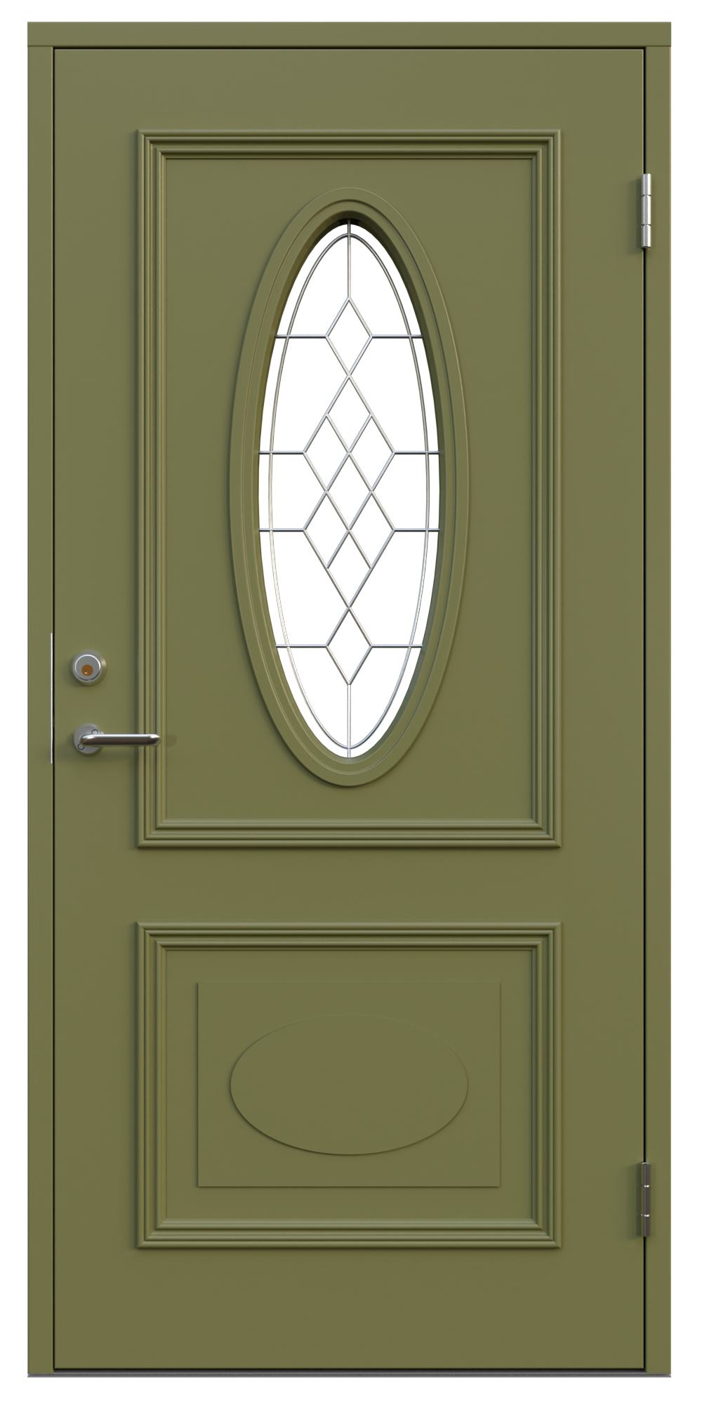 Oval Leksandsdörren ytterdörr - 3