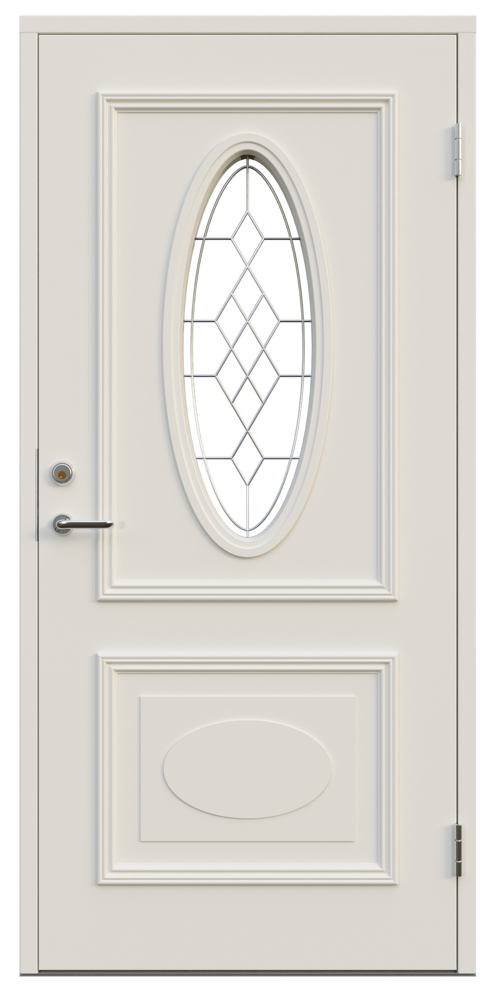 Oval Leksandsdörren ytterdörr