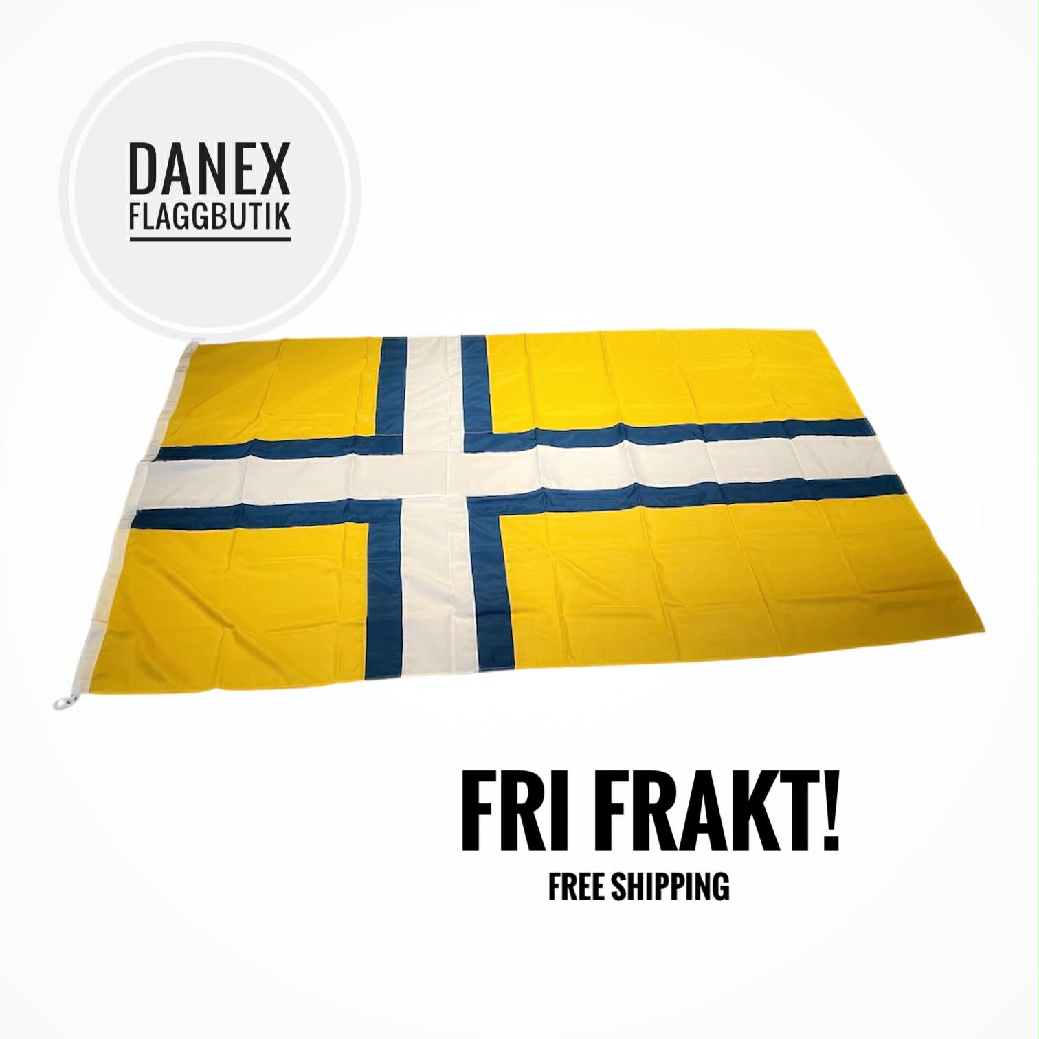 Västsvensk flagga 200 cm 