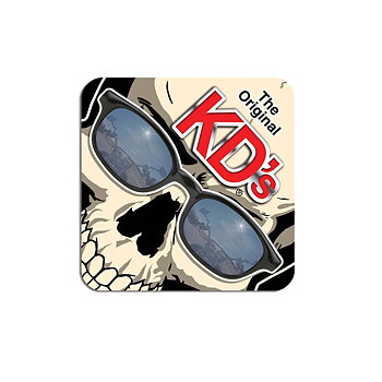 KDs The Original Skull Öl underlägg (10x10 cm)