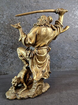 Zhongkui - Demonjägare - Brons staty  