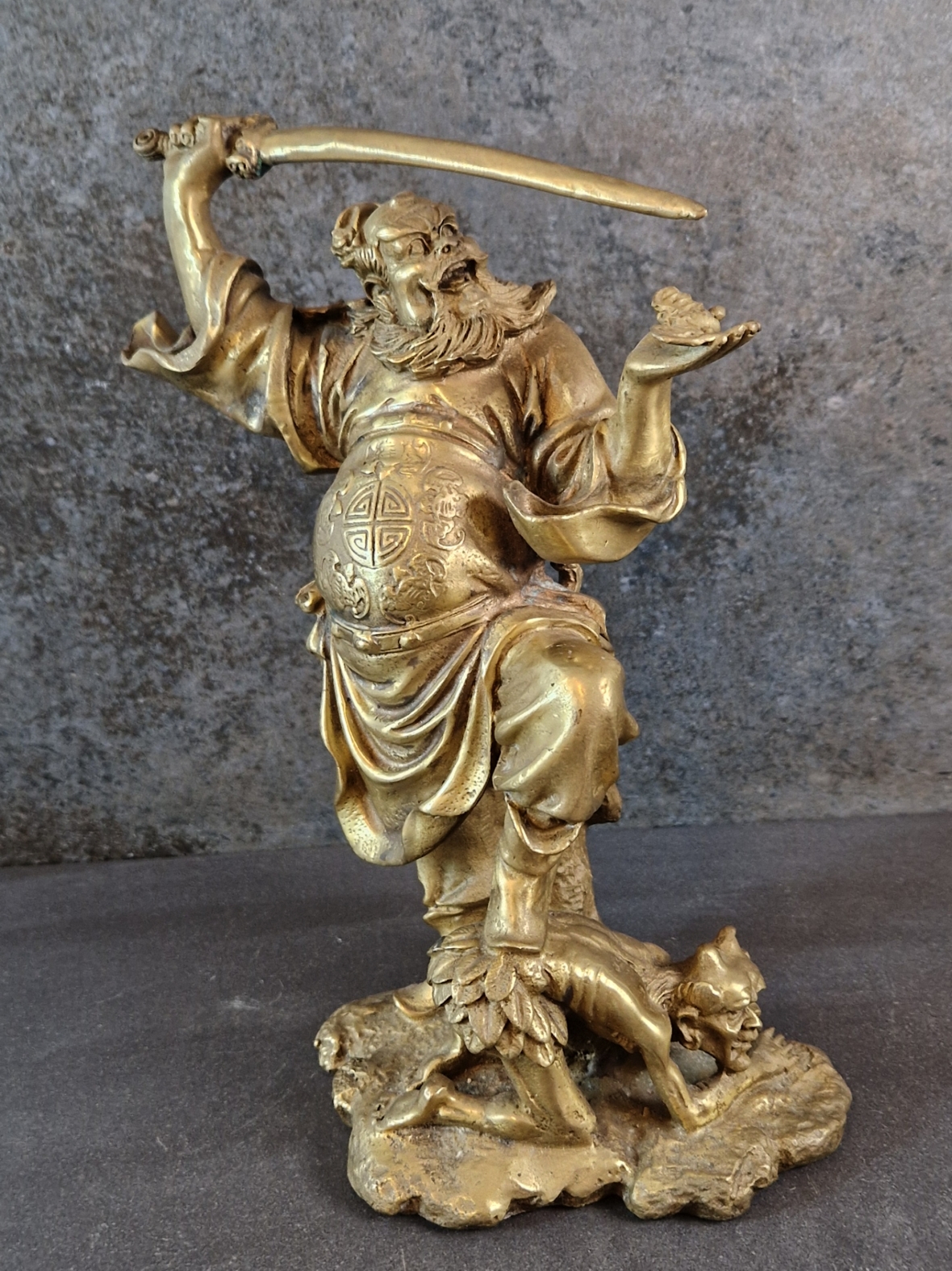 Zhongkui - Demonjägare - Brons staty  