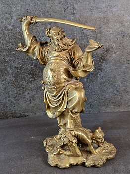Zhongkui - Demonjägare - Brons staty  
