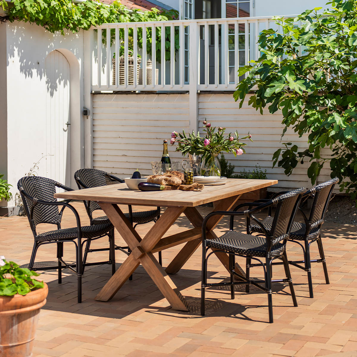 Teakbord Colonial 160 x 100 cm Sika-Design - 2
