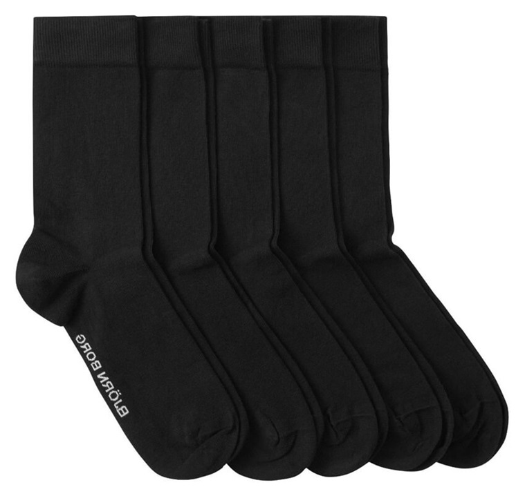 5-Pack Björn Borg Svarta Strumpor