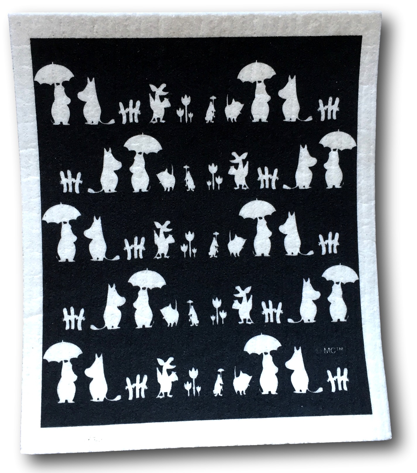 Mumin Disktrasa - Moomin Siluette Black
