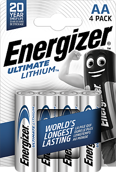 Energizer® Ultimate Lithium™ - AA batterier - 4-pack