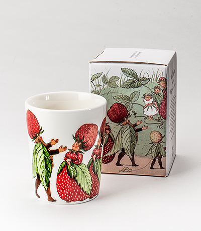 Elsa Beskow Mugg 28 cl - Familjen Jordgubbe - 2