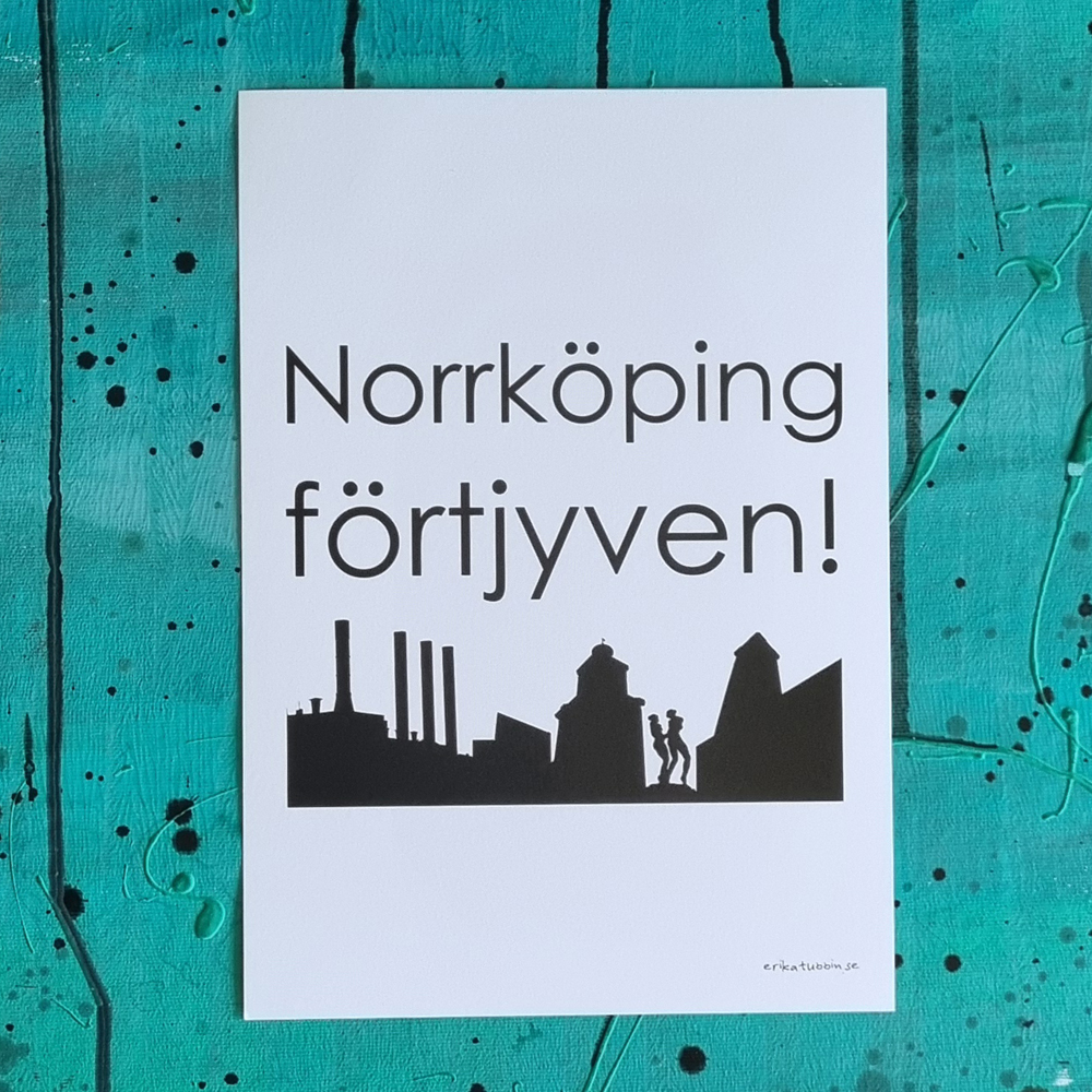 poster NORRKÖPING 21x30 cm